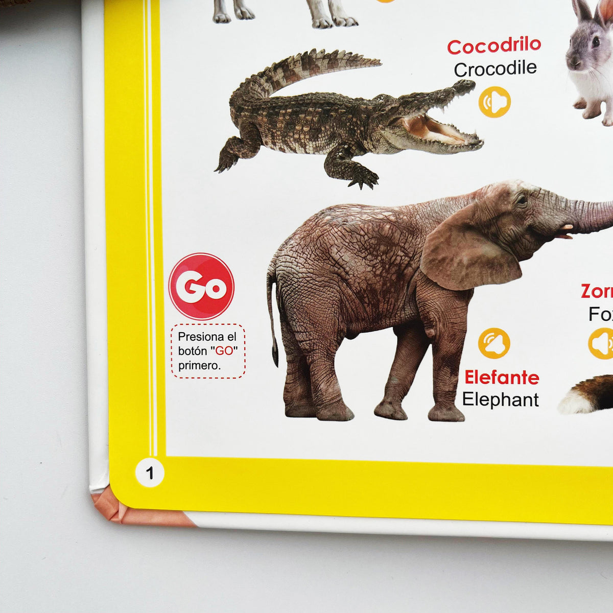 📘 PEQUEBILINGÜE™ – mi primer libro sonoro bilingüe para aprender español e inglés