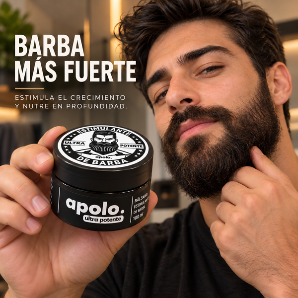Apolo Ultra Potente™ | Bálsamo Estimulante para una Barba Más Densa y Definida