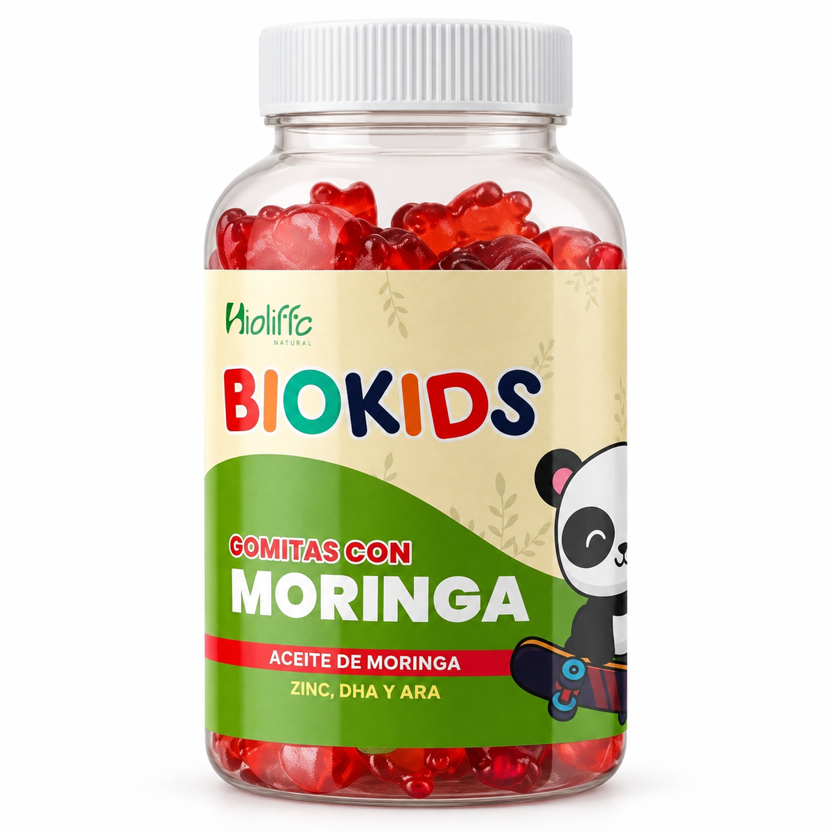 BIOKIDS™ | Gomitas con Moringa, Zinc, DHA y ARA para Niños 160 g