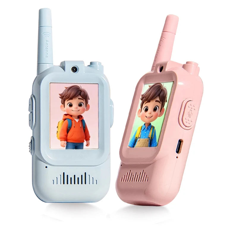 Video Walkie Talkie Kids™ – Pack x2 con Cámara HD