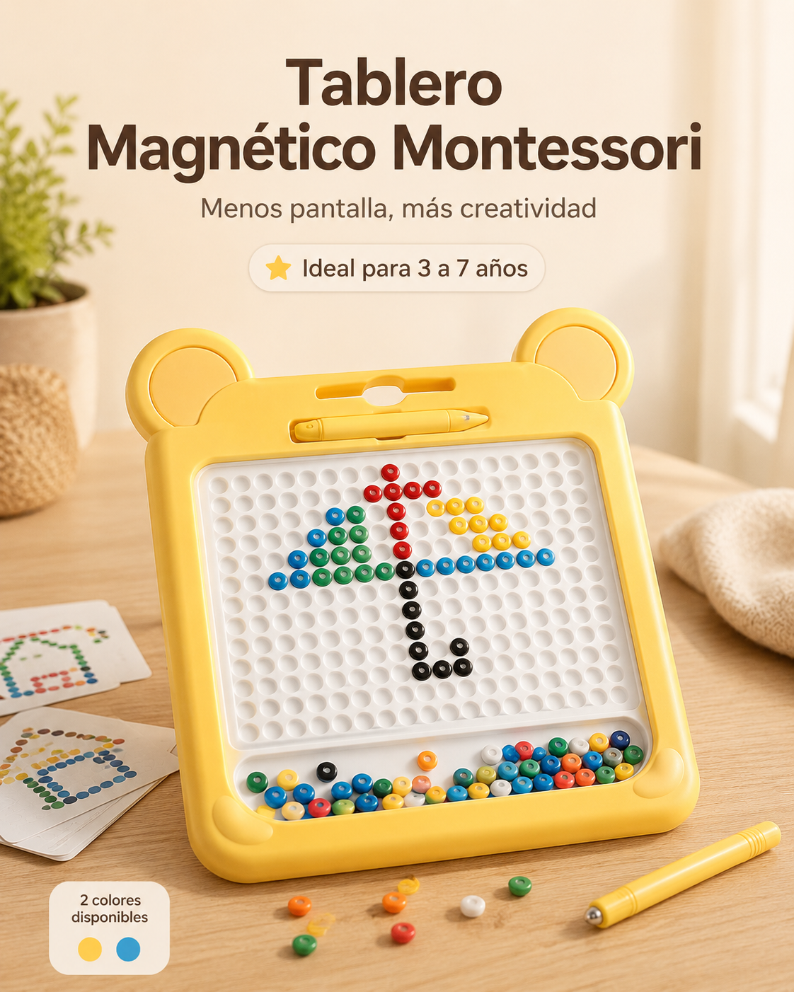 TABLERO MAGNÉTICO MONTESSORI
