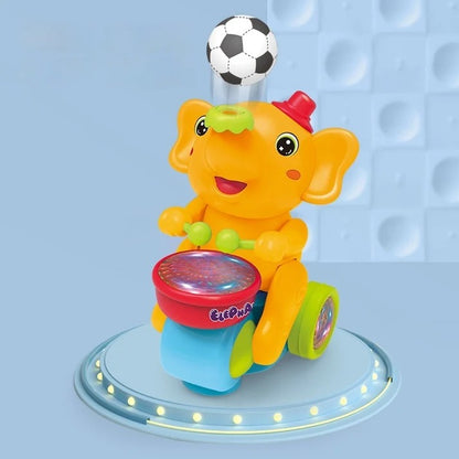 2 por S/ 99 solo por hoy | Elefante Músico Juguete Interactivo con Luces, Sonidos y Pelota Flotante