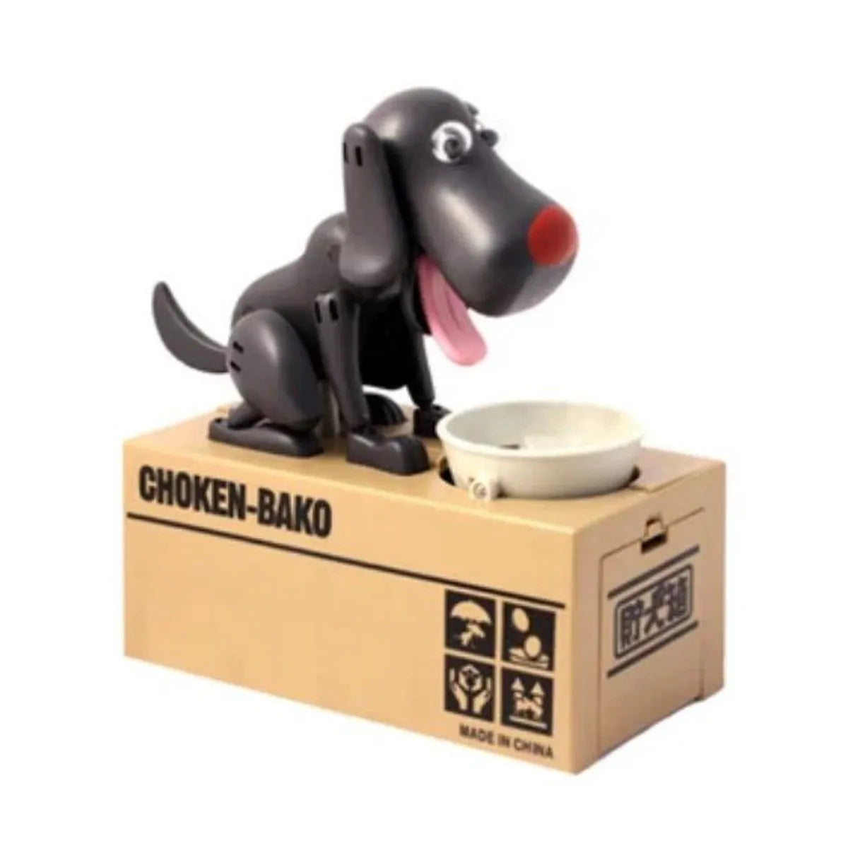Alcancía perrito come monedas