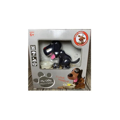 Alcancía perrito come monedas